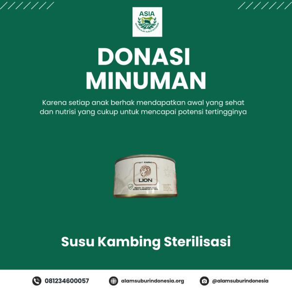 Donasi Minuman - Susu Kambing Sterilisasi